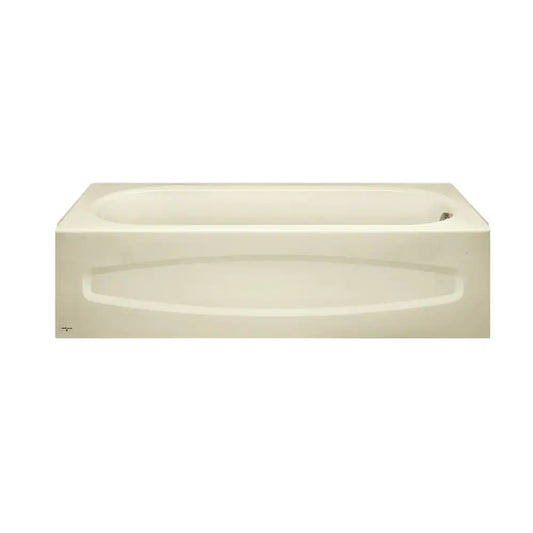 American Standard 0182000.021 Colony 5x30 Inch Integral Apron Bathtub Above Floor Rough with Right-Hand Outlet, Bone