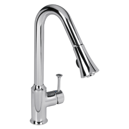 American Standard 4332300.002 Pekoe 1-Handle High-Arc Kitchen Faucet with Pull-Down Sprayer in Chrome finish 