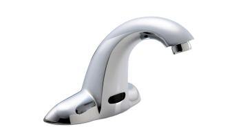 Delta 591T0258TR Commercial Centerset Hardwire Operated Electronic Bathroom Faucet - Chrome | Plumbers Center