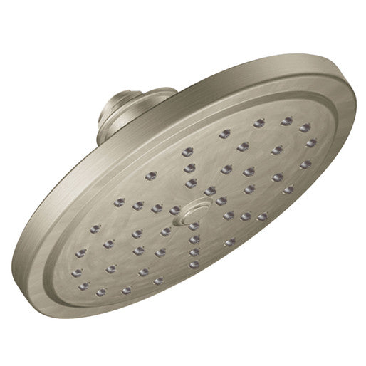 Moen S176BN Fina Single Function 7" Rainfall Showerhead with Immersion™ rainshower technology in Brushed Nickel