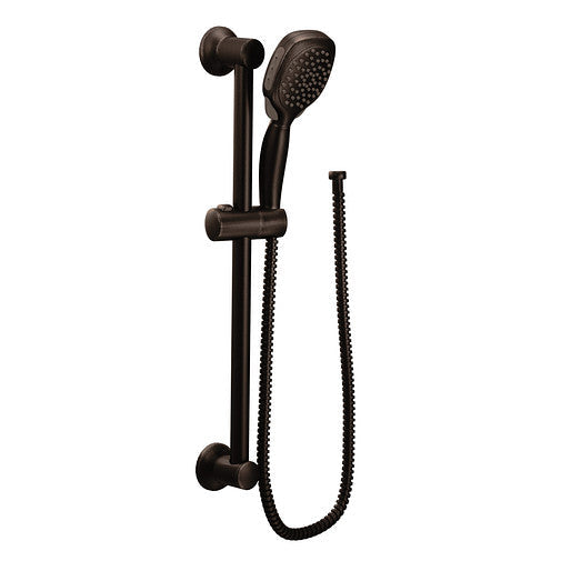 Moen S3870EPORB 4-Function Twist Eco-Performance Handheld Shower with a Slide Bar in Oil Rubbed Bronze 