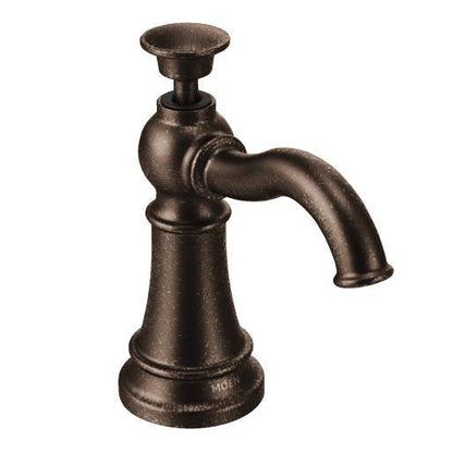 Moen S3945ORB Traditional 1-Hole Deck Mounted Soap/Lotion Dispenser in Oil Rubbed Bronze 