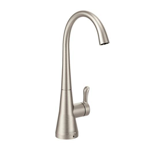 Moen S5520SRS Sip Transitional One-Handle High Arc Beverage Faucet - Spot Resist Stainless | Plumbers Center