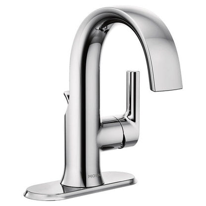 Moen S6910 Doux 1-Handle Bathroom Faucet with 1-Hole Mount - Chrome