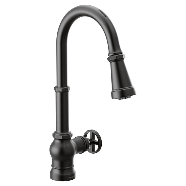 Moen S72003EVBL Paterson U By Moen™ Smart Pulldown Kitchen Faucet 