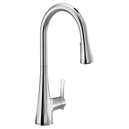 Moen S7235EVC U By Moen Smart Single-Handle Pull-Down Sprayer Kitchen Faucet with Voice Control and Power Clean in Chrome