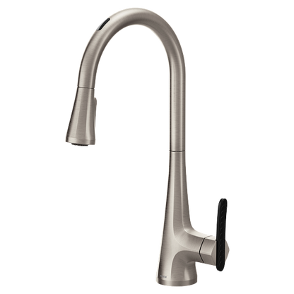 Moen S7235EVSRS Sinema U By Moen Smart Single-Handle Pull-Down Sprayer Kitchen Faucet with Voice Control and Power Clean in Spot Resist Stainless