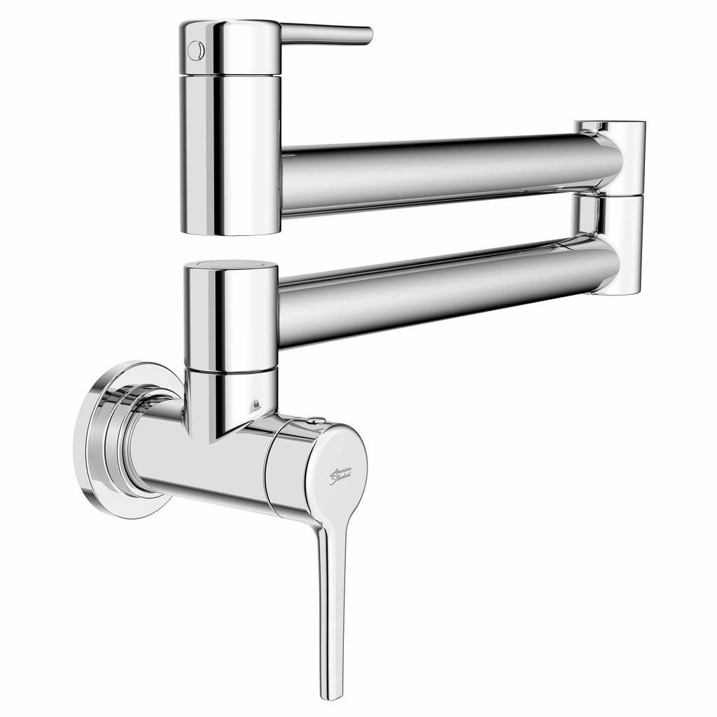 American Standard 4803900.002 Studio S Contemporary Wall-Mount Swing Arm Pot Filler Kitchen Faucet in Chrome 