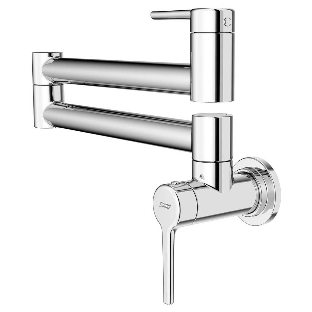 American Standard 4803900.002 Studio S Contemporary Wall-Mount Swing Arm Pot Filler Kitchen Faucet in Chrome | Plumbers Center