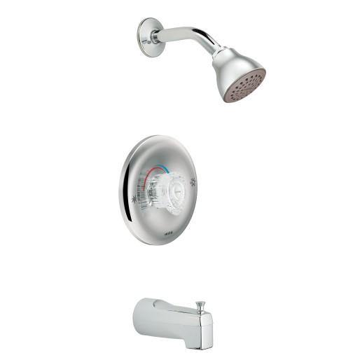 Moen T183 Posi-Temp Tub & Shower Faucet Trim, Chrome 