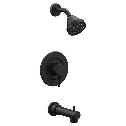 Moen T2193BL Align Posi-Temp Single-Handle Tub/Shower Trim Kit - Matte Black 