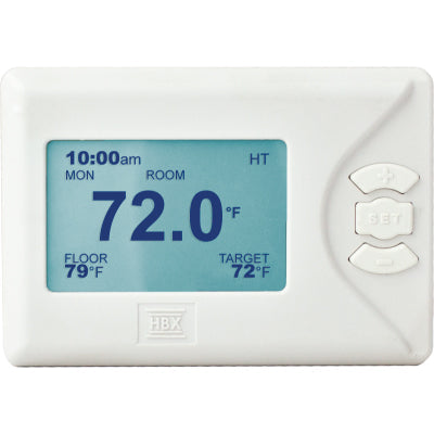 HBX THM-0200 Programmable Thermostat / Single Stage Boiler Control | Plumbers Center