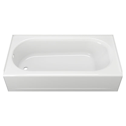 American Standard 2390202.020 - Princeton® Americast® 60" x 30" Integral Apron Bathtub With Left-Hand Outlet, ADA Compliant - White | Plumbers Center