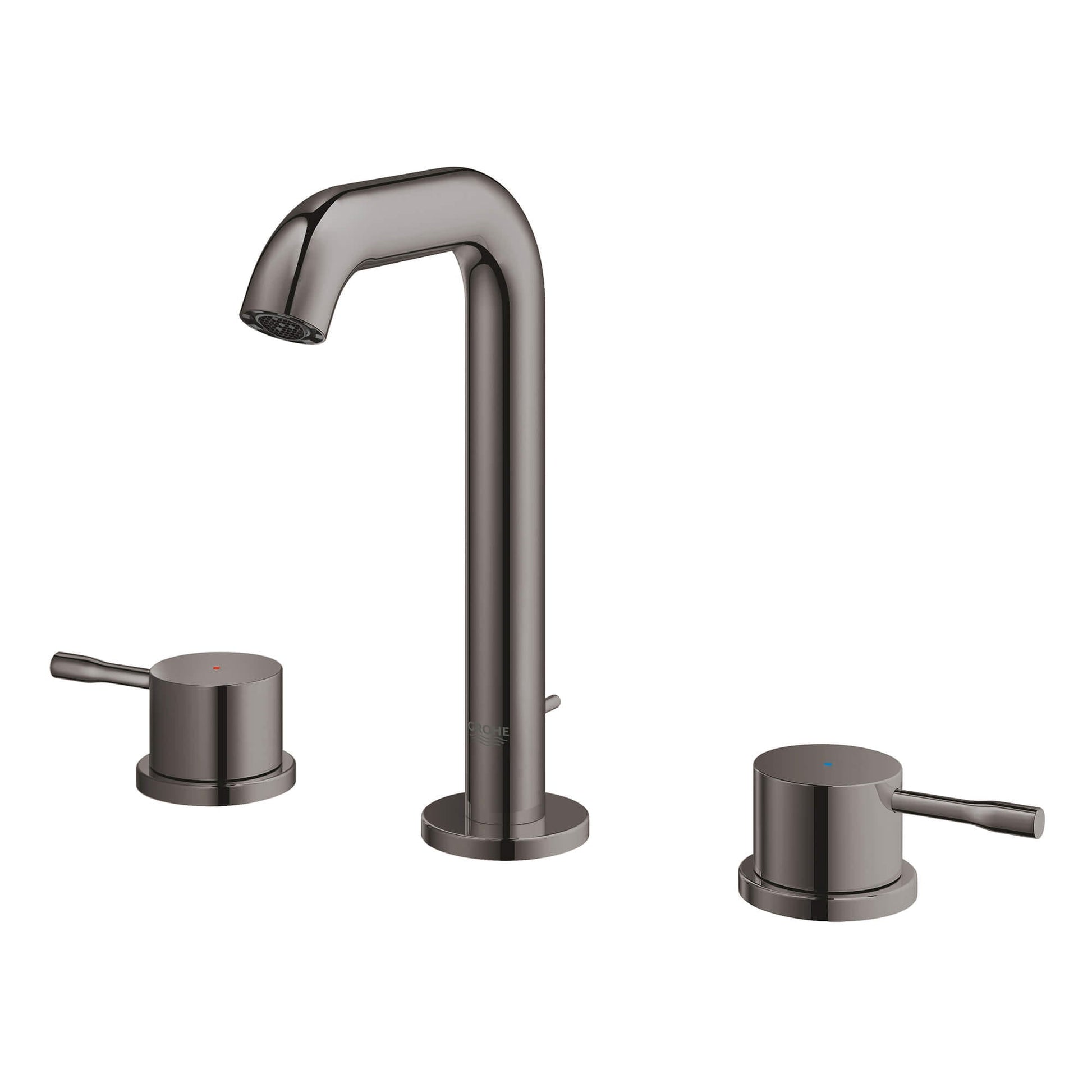 Grohe 20297A0A Essence 8" Widespread 2-Handle Bathroom Faucet, 1.2 GPM, Hard Graphite | Plumbers Center