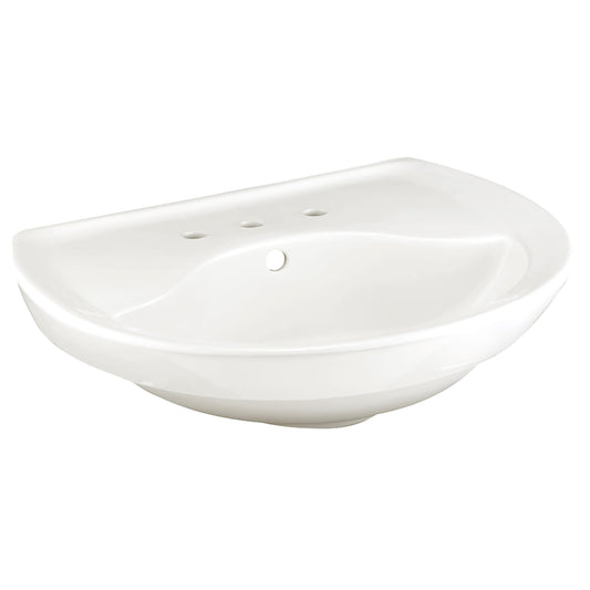 American Standard 0268008.020 Ravenna® 8-Inch Widespread Pedestal Sink Top, White | Plumbers Center