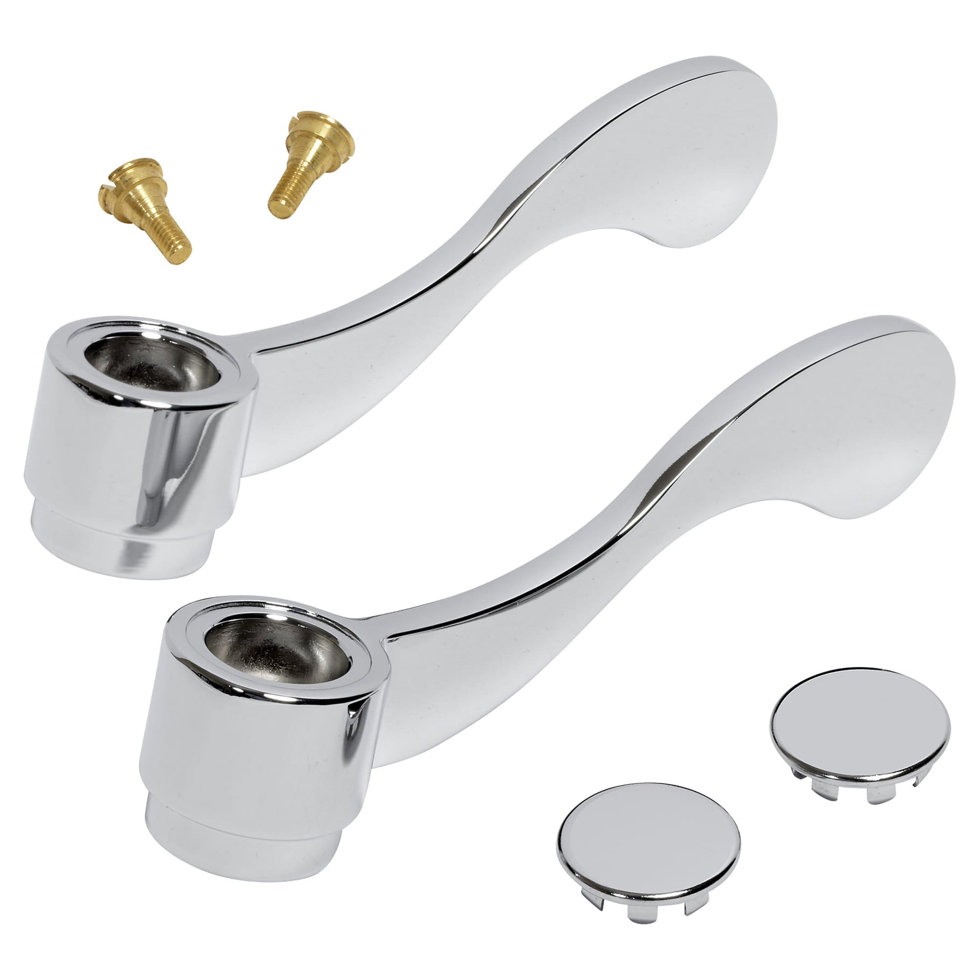 American Standard 012676-0020A Amarilis 4" Wrist Blade Faucet Handles Kit, Polished Chrome 