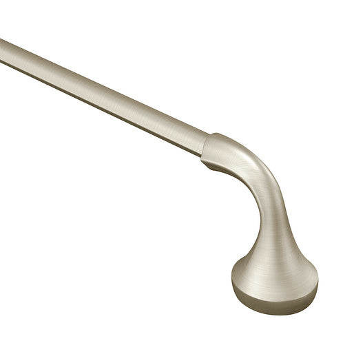 Moen YB2824BN Eva 24" Wall Mounted Towel Bar, Brushed Nickel 